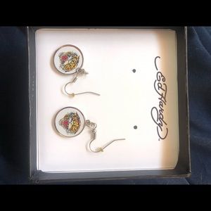 Ed Hardy Tiger Earrings